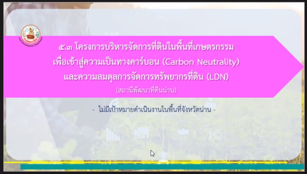 title - หัวหน้าผู้ตรวจราชการ ส.ป.ก.ร่วมประชุมกับผู้ตรวจราชการกระทรวงเกษตรและสหกรณ์ ประจำปีงบประมาณ พ.ศ. 2569 รอบที่ 1 เขตตรวจราชการที่ 16 ณ จังหวัดน่าน